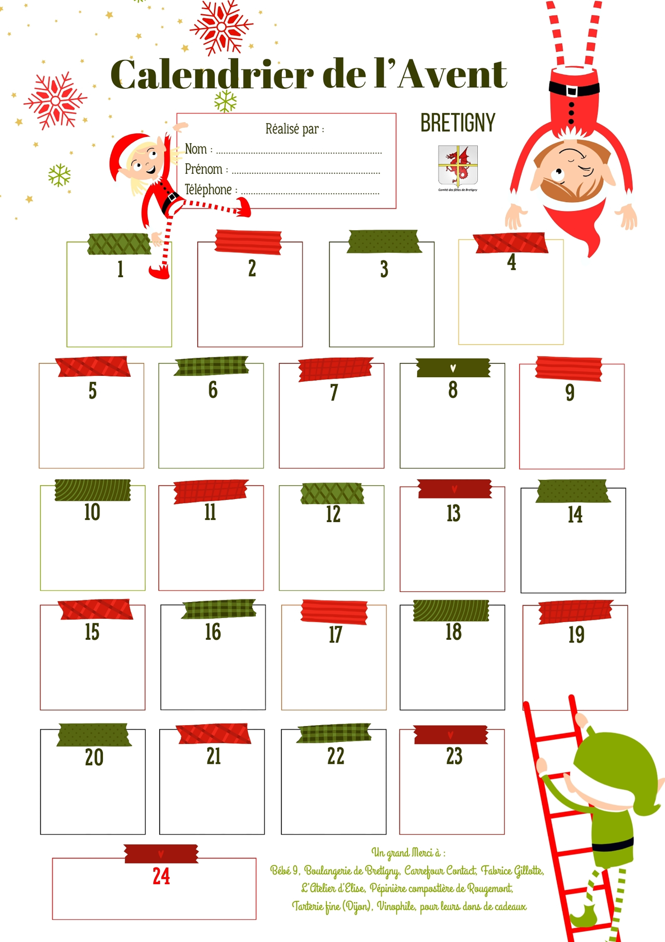 Calendrier de l'avent