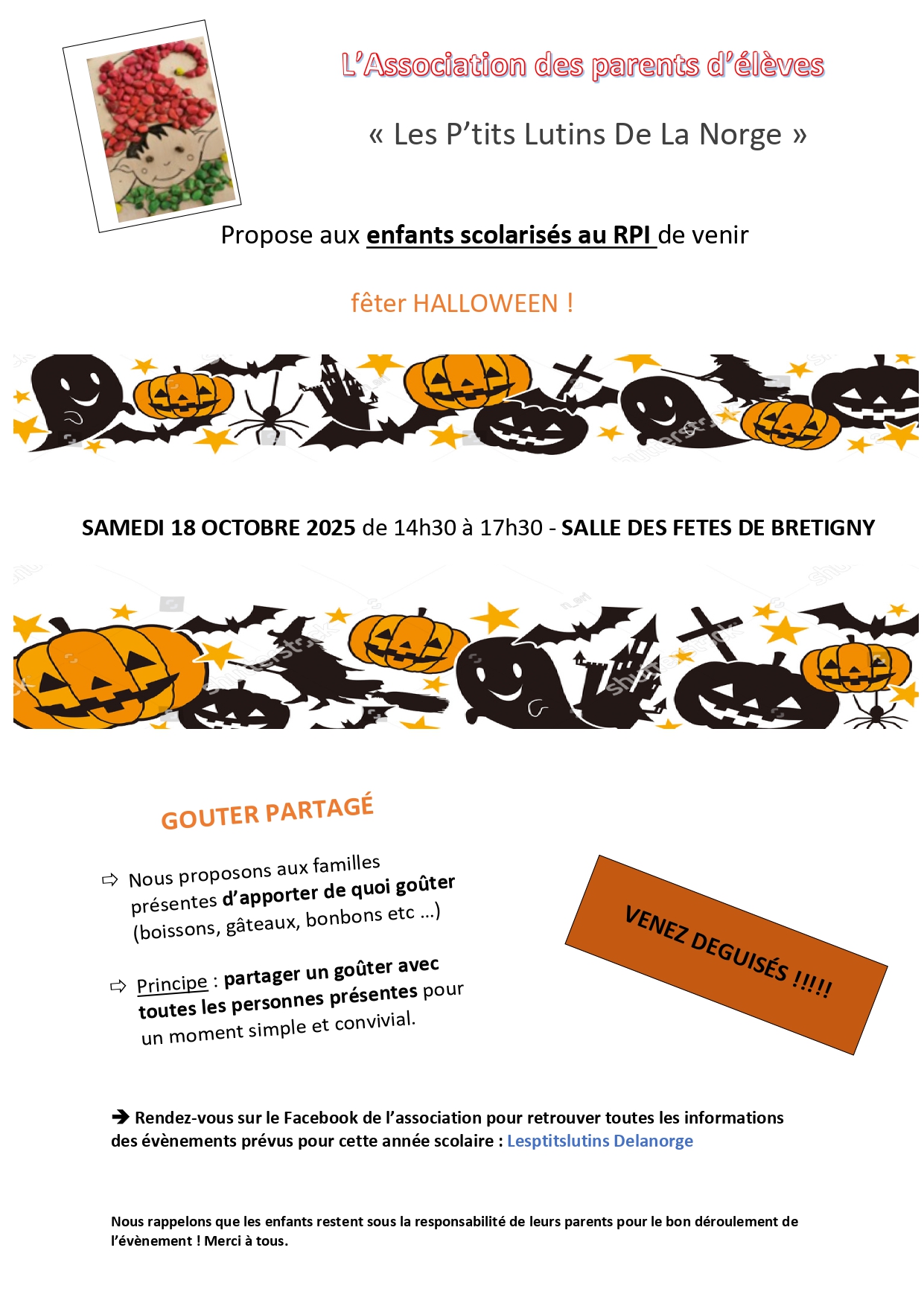 Les P'tits lutins de la norge fêtent Halloween !