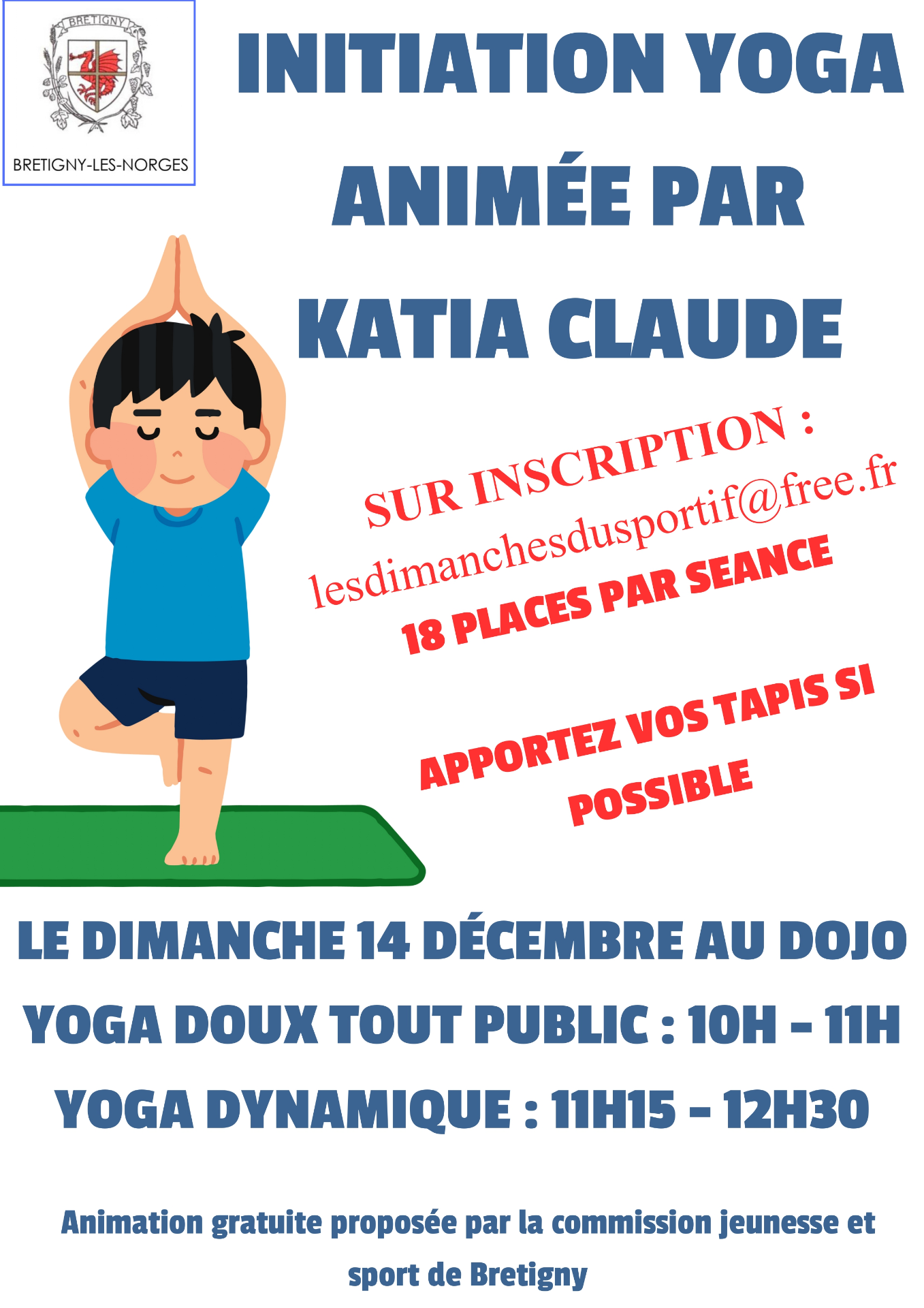 Initiation gratuite au yoga
