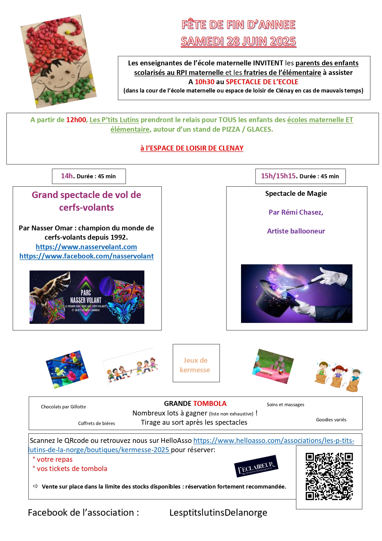 Les p'tits lutins font la fête pour la fin d'année scolaire