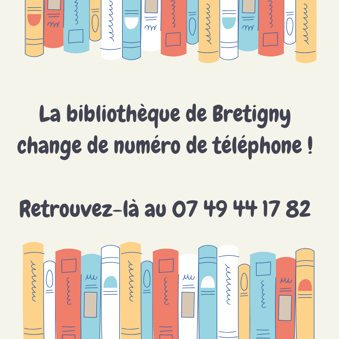 La bibliothèque change de numéro de téléphone !